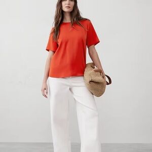 Banana Republic Factory Orange Blouse